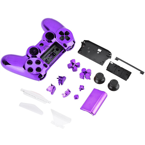 Plating håndtagsskal beskyttelsesetui til spilhåndtag Gamepad til PS4 gammel 2.0 version lilla