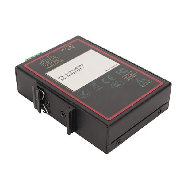 Industriel Ethernet-switch 5 porte 100 Mbps DIN-skinne IP40-beskyttelse Uadministreret netværksswitch til overvågningsindustrien