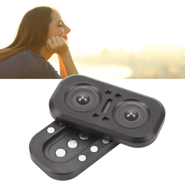 Rostfritt stål hand push fidget slider poker push kort fidget slider stressavlastning leksak magnetisk shuffle fidget slider Type B