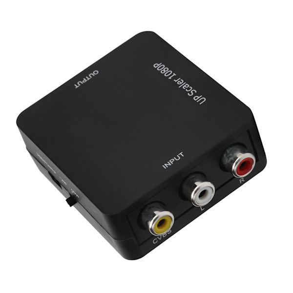 AV till HD Multimedia Interface-omvandlare Bärbar DVD-spelare Ljud Video Adapter för NTSC/PAL