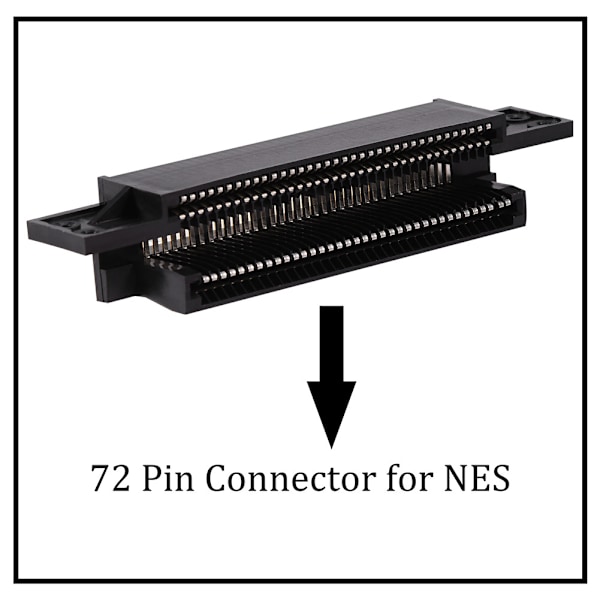 72-stifts kontaktutbytesdel reparationskit för Nintendo NES 8-bitars system