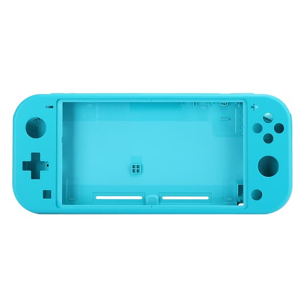 ABS-erstatningsskal for Switch Lite-konsoll, hardt husskall, frontplate, knapper, sett, blå