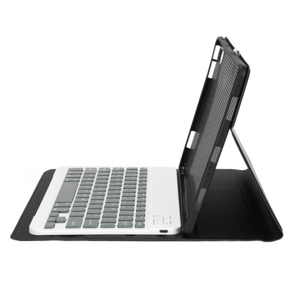 Mini trådløst tastatur 11,5 tommers stilleskriving Vanntett ultratynt bærbart tastatur med skinndeksel for Xiaoxin Pad Pro5 Black