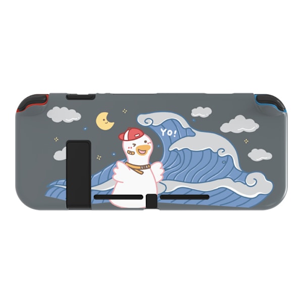 Dockningsbar skyddande väska för Nintendo Switch, mjuk TPU slim case cover för NS-konsol och Joy-Con-kontroller