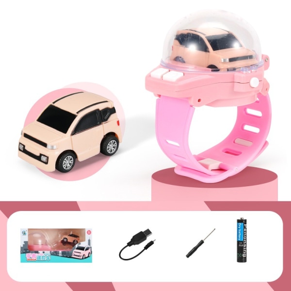 (1 pakke) Legetøj til bilur elektrisk racerbil fjernbetjening bilur til bil (Maka powder mini (genopladelig version + 7. batteri + skruetrækker))