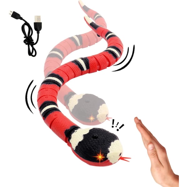 Infrarød induktion RC slangelegetøj til børn Kæledyr USB genopladeligt indendørs og udendørs pranklegetøj Børneelektronik Halloween til drenge piger，gavepakke