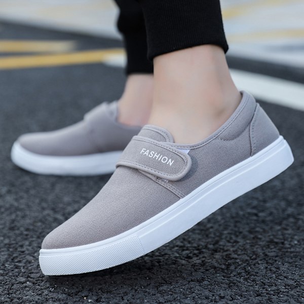 Sommersko Plus Størrelse Multi-farve All-match Herresko Low-top Sneakers Letvægts Herresko Casual Sko Gray 45