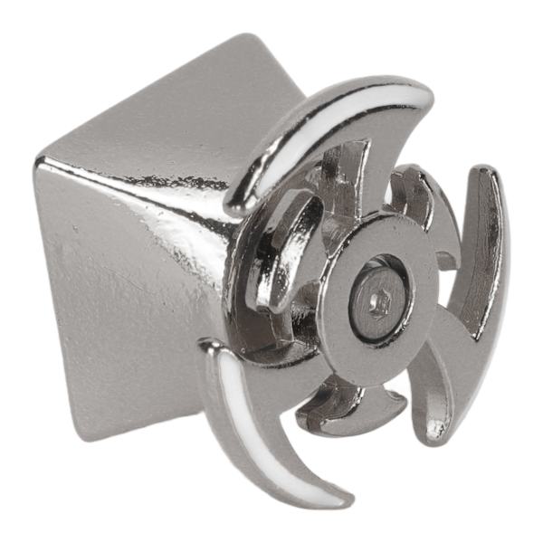 Roterande tangentknapp Roterande metalltoppform Ergonomisk design DIY Anpassad tangentknapp för mekaniska tangentbord Grå