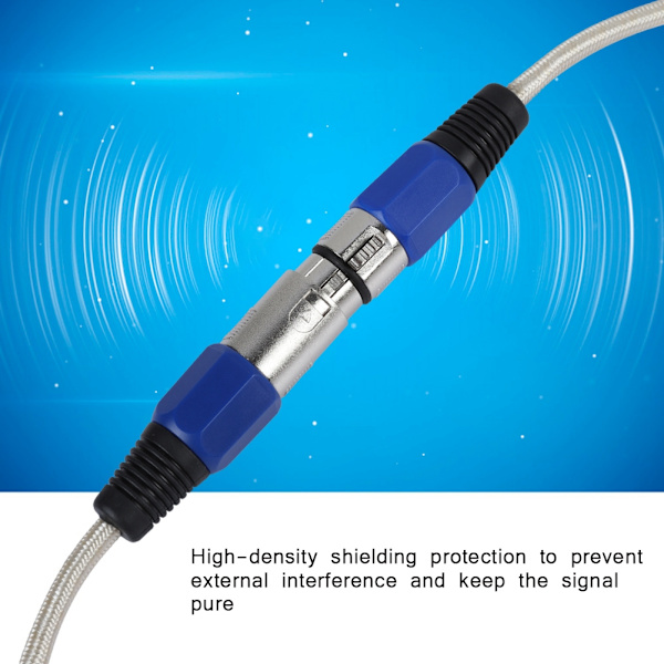Høj kvalitet XLR han til hun mikrofon kabel lyd mikrofon kabel (0,3 m)