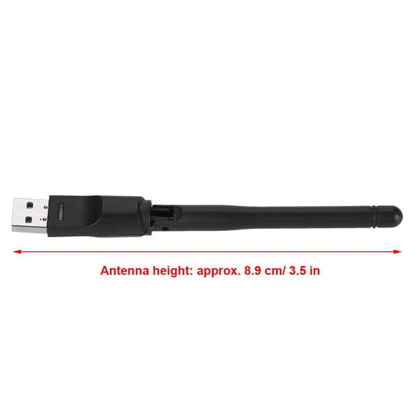 Trådløs USB-netværks-WIFI-signaltransmitter-modtageradapterantenne + driverdisk