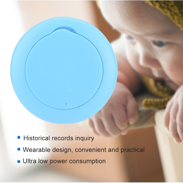 Baby Kids Bluetooth Bärbar Kroppstermometer För Feber Smart Phone Monitor