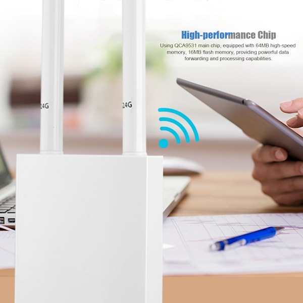 COMFAST CF EW71 Tehokas ulkoinen langaton AP WiFi-verkko reititin 300Mbps