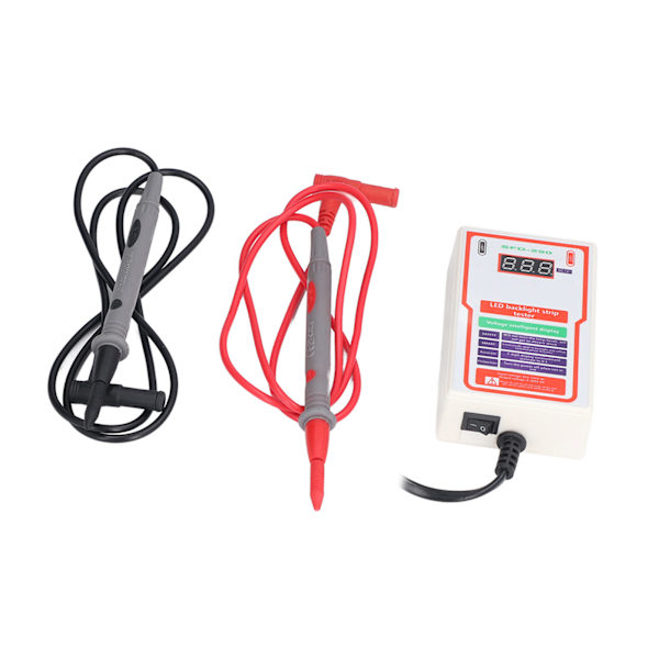 LED TV-baggrundsbelysningstester 0 til 300V rækkevidde Professionel LED-lampeperletester med LCD-display 85‑265V EU-stik