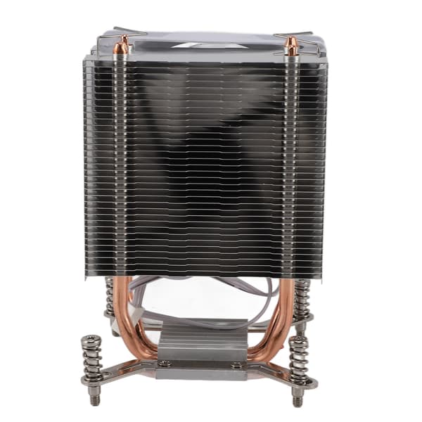 9CM CPU-køler 2 kobbervarmerør Farverige lyseffekter DIY Installer computer CPU-køleventilatorer til bundkort