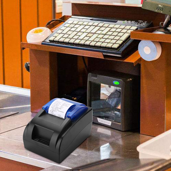 Termisk linjepunktssystem Termisk skrivare 384 punkter linje USB+Bluetooth Termisk skrivare