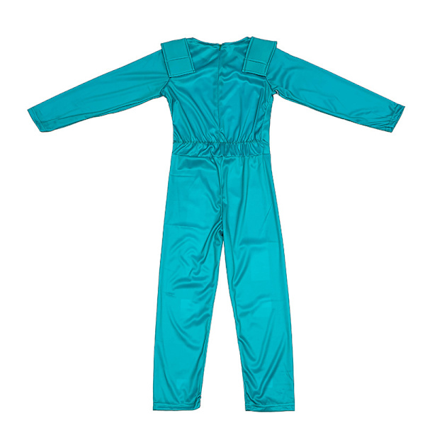 Minecraft Rustning Pojkarnas Jumpsuit Kostym Blå Kostym Barnens Magiska Diamant Rustning Set Halloween Stor (Höjd 105-115cm)
