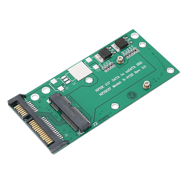 MSATA til 2,5 tommer seriel port Mini PCI-E SSD til 2,5 tommer SATA adapter konverter stigerkort