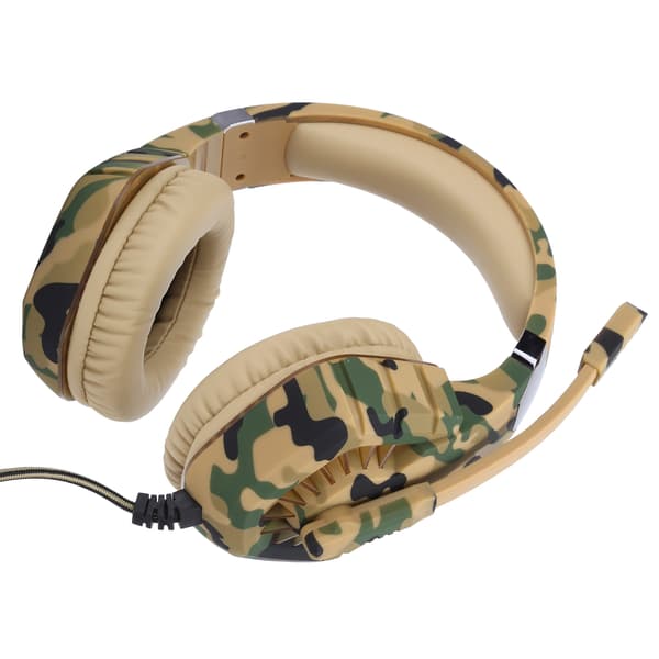 Gaming-headset med USB-interface, 7.1-kanals kablet headset med USB-porte til pc til PS4