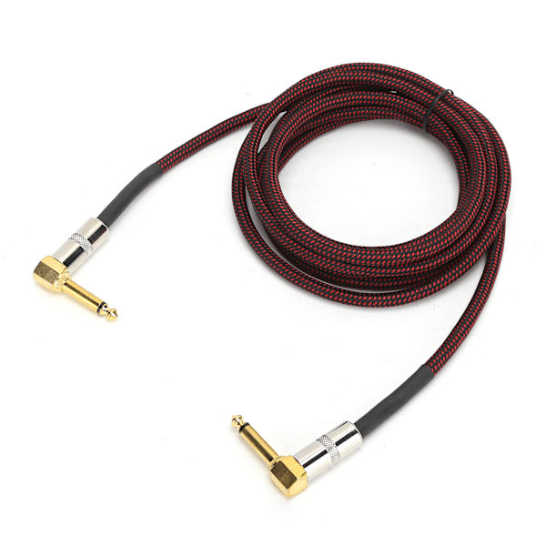 JORINDO Guitar Audio Kabel 6,35 mm Forlængerledning 1/4in Instrumentforbindelsesledning 3 m / 9,8ft JD6214