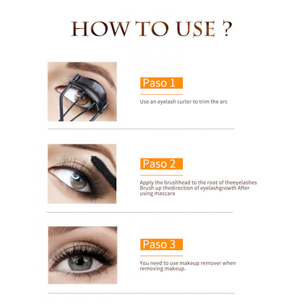 Vandafvisende og svedtæt mascara primer, der ikke er nem at tvære ud, slank og tyk krøllende mascara