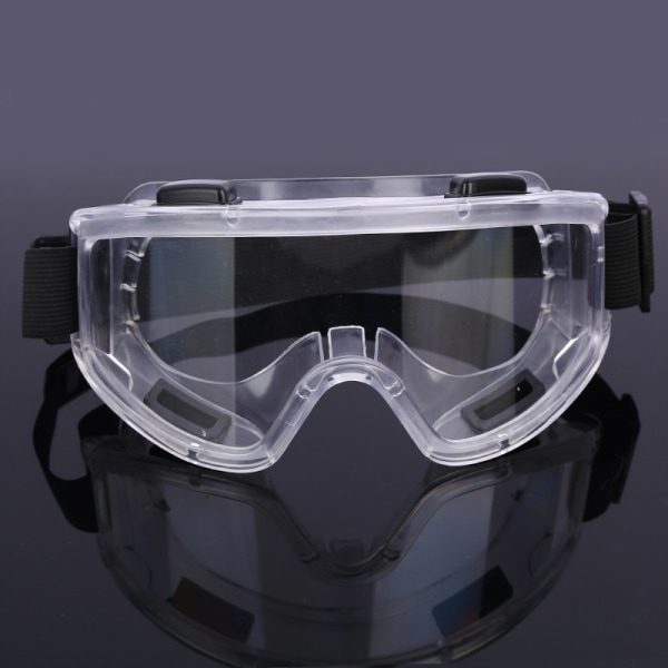 Safety Goggle Splash & Impact Resistant Goggle Sand&Dust Over Glasses Eye Protector Wide-Vision Lab Safety Goggle