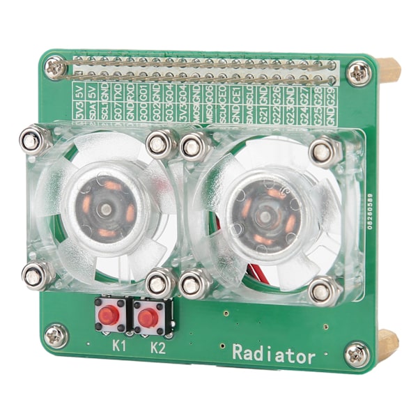 Køleventilator Modul Dual Køler Udvidelseskort Computer Tilbehør til Raspberry Pi