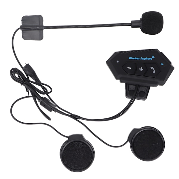 Hjelm Bluetooth Intercom Headset Ridning Hjelm Bluetooth 5.0 Musik Intercom Headset