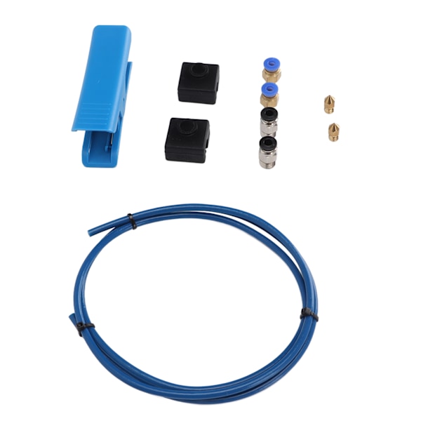 3D-skrivardelar kit med PTFE-rör Silikonfodral PC4-M6 PC4-M10 Skärare 0,4 munstycken för Ender 3/3 Pro/5 CR-10/10S