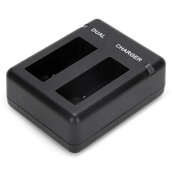 Dobbelt batterioplader med Micro USB-kabel ladestation til AHDBT‑801/Gopro801/701‑501