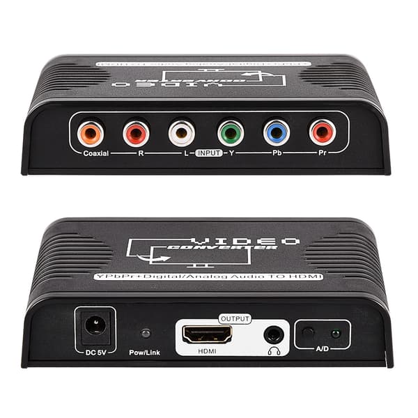 1080P värikomponentti YPbPr HDMI-muunninsovitin PS3/ PS4/XBOX