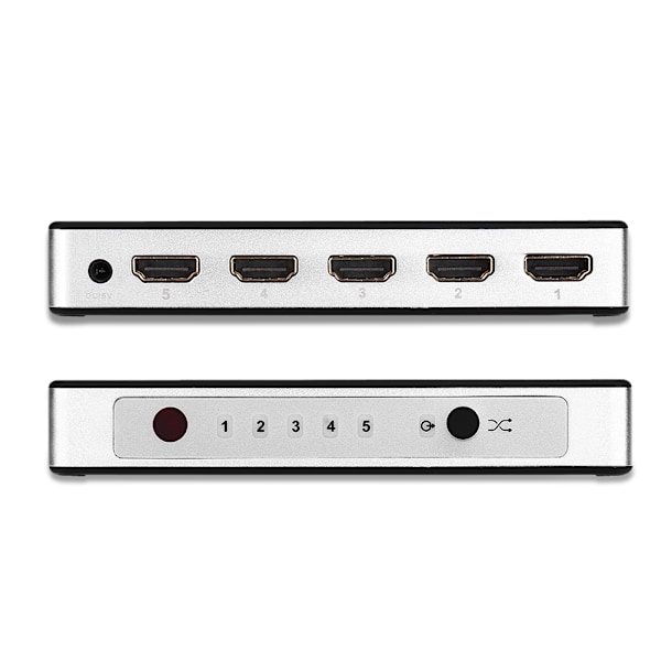 HDMI-jakaja 5 tuloa 1 lähtökytkin 4K * 2K HDTV 1080P DVd   Kaukosäädin