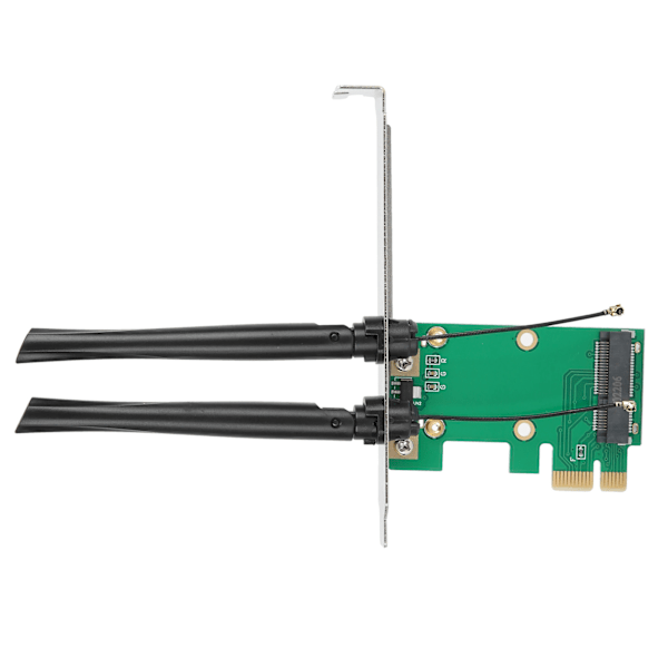 Mini PCIE - PCIE -sovitinkortti, langaton Wifi -työpöytätietokoneen verkkosovitin (2DB -antenni)