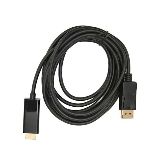 DisplayPort till HD Multimedia Interface-kabel 4K Delayless Envägs Videoadapterkabel för PC Laptop TV 9,8ft