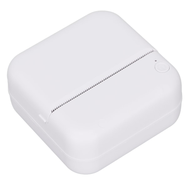 Bærbar printer 200DPI Ergonomisk design Trådløs forbindelse Termisk papir Ingen blæk Miniprinter til hjemmekontorBlå