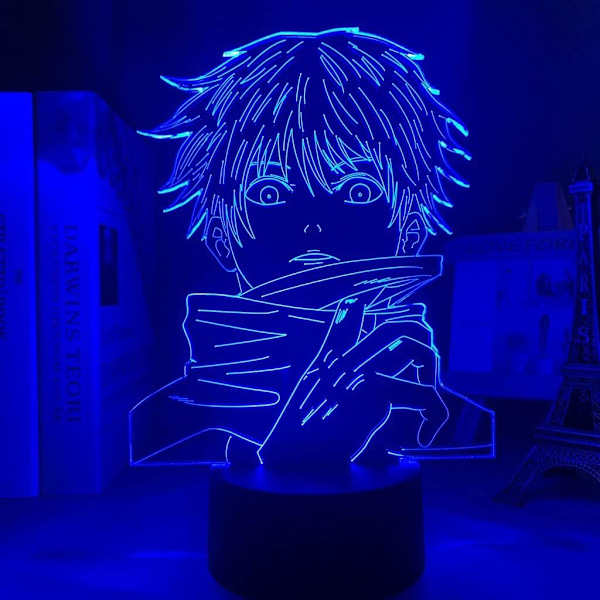 3D LED Nattlampa Anime Satoru Gojo Lampa Jujutsu Kaisen LED Nattlampa för Rum Dekoration Lampa led Nattlampa för Barn leludnst