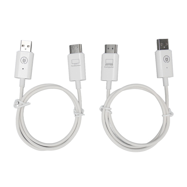 Trådløs HD-sender og -mottakersett Støtte 1080P Dual Mode Plug and Play HD Dongle Adapter for bærbare datamaskiner Streaming Video