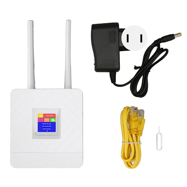4G LTE langaton reititin SIM-korttipaikalla Cat4 avattu langaton mobiili WiFi-hotspot-reititin 2 antennilla 100-240V