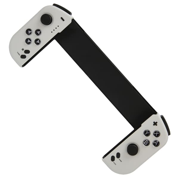 Trådløs Gaming Controller Multifunktion 6 Akser Kropsfølelse Turbo Funktion Bluetooth Game Controller til Switch Joycon Ren Hvid