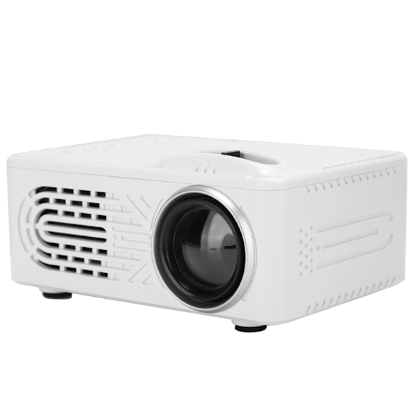 814 Mini Kannettava Projektori Valkoinen Koti Projektori 1080P Tukee Ulkoista Mobiili Kova-levyä