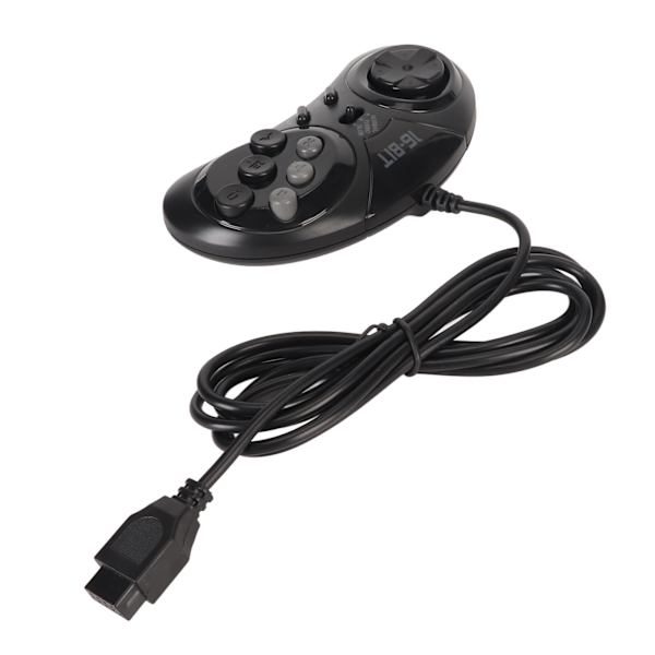 för Sega Controller 9 Pin 16Bit Mini Handheld Ergonomisk Klassisk Bärbar Gamepad Controller