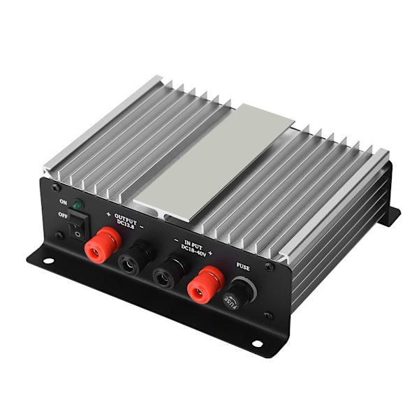 Ajoneuvoon asennettava Walkie Talkie -virtalähdemuunnin 24V - 13.8V Auton virtalähde-invertteri 45A