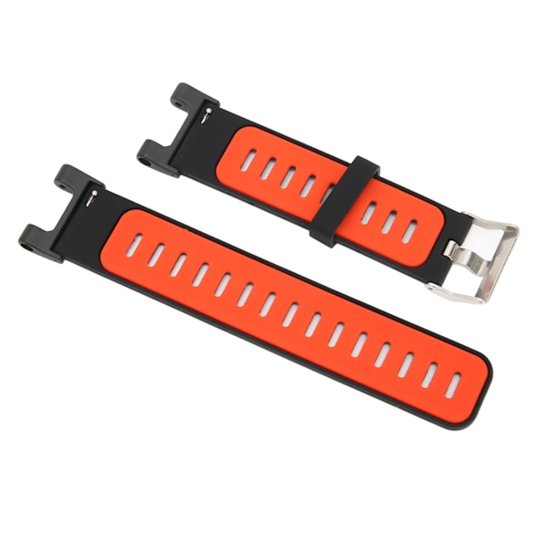 Silikon myk armbåndsrem Sport Watch Band Strap for Amazfit TRex for TRex Pro Watch(Svart Rød )