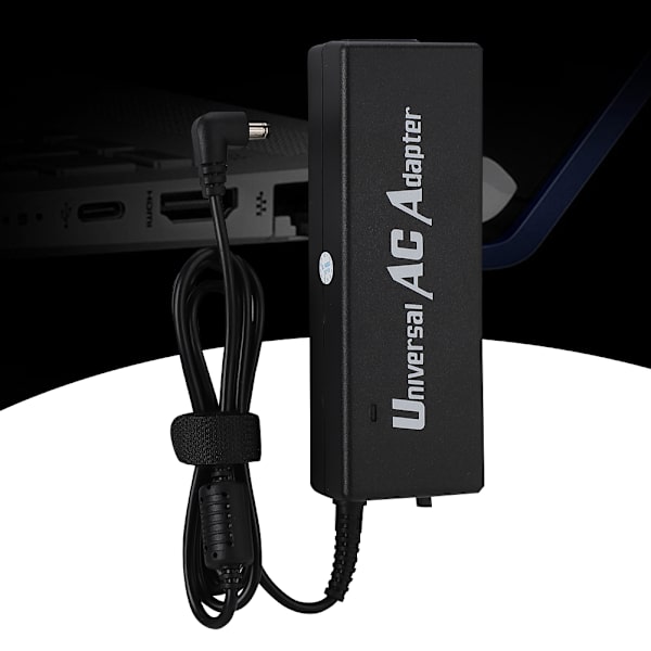 90W Multifunktionell Notebook Laptop Dator Strömadapter Laddare med 8 Adapter Pluggar (US 100-240V)