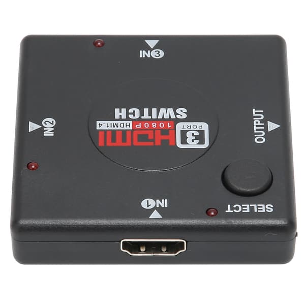 Switcher 3 i 1 ud High Definition Multimedia Interface Audiokonverter Signalsplitter