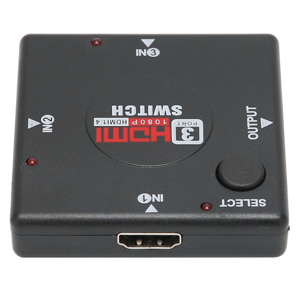 Switcher 3 i 1 ut High Definition Multimedia Interface Audio Converter Signal Splitter