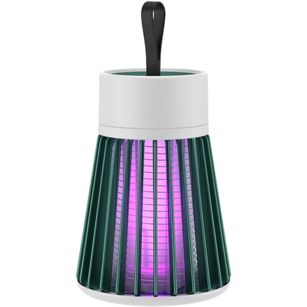 Hyttystenkarkotinlamppu, matala melu, matala säteily, USB-lataus, monitoiminen, kannettava hyttyslamppu kotiin ja retkeilyyn [Suora pistoke] (Green) Type 1