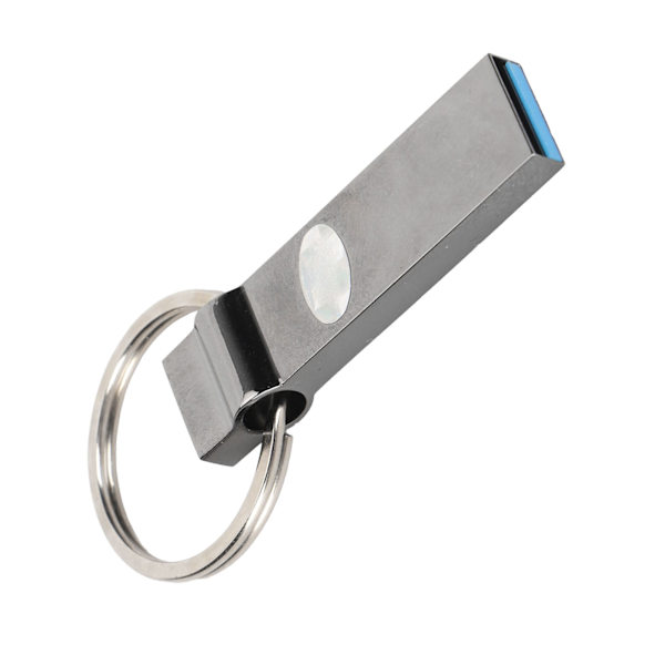 128G U-disk Hög hastighet Lagring U-disk Metall USB-minne för bil Laptop Kontor Ringtyp