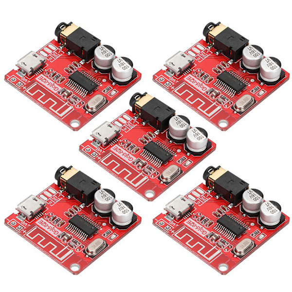 Bluetooth 4.2 dekoderkort tapsfritt mottakermodul for bilstereo forsterker modifisert 5PCS