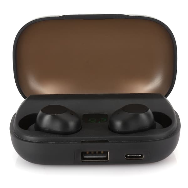 JS2 Bluetooth-ørepropper TWS trådløse stereo-ørepropper 5.0 HIFI digitalt displayJS‑02