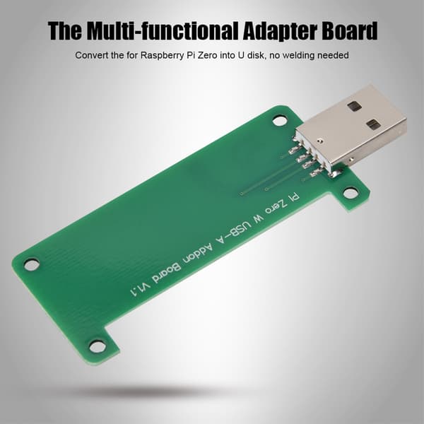 Til Raspberry Pi Zero 1.3/Zero W USB-adapterkort USB-stikudvidelseskort med værktøjssæt